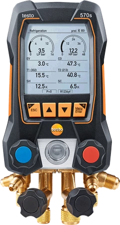 testo 570s digitalni manometrski razdelilnik